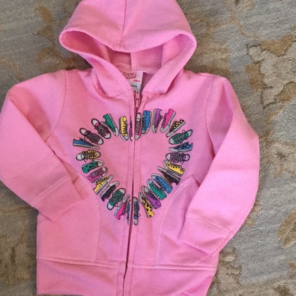 Girls Size 12 Mo Pink Hoodie - Picture 1 of 4